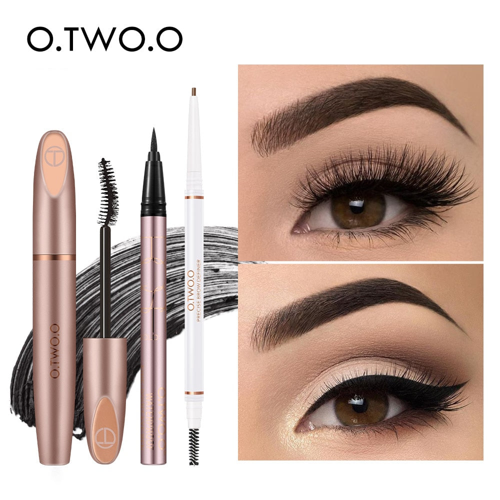 3pcs Eyes Makeup Set Ultra Fine